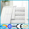 100% cotton single stripe used hotel bed sheets